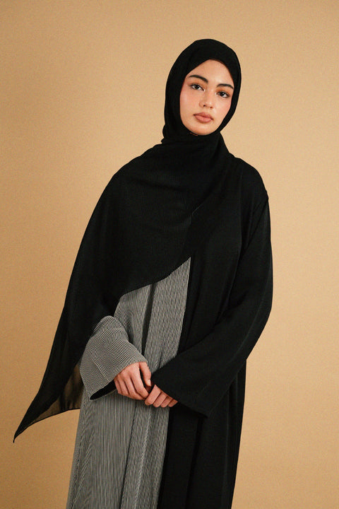 Jizan Black Abaya