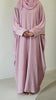 Korean Nidha Kaftan Talina Rose Pink Abaya