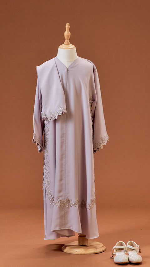 Kalasha Mini Pale Pink Abaya