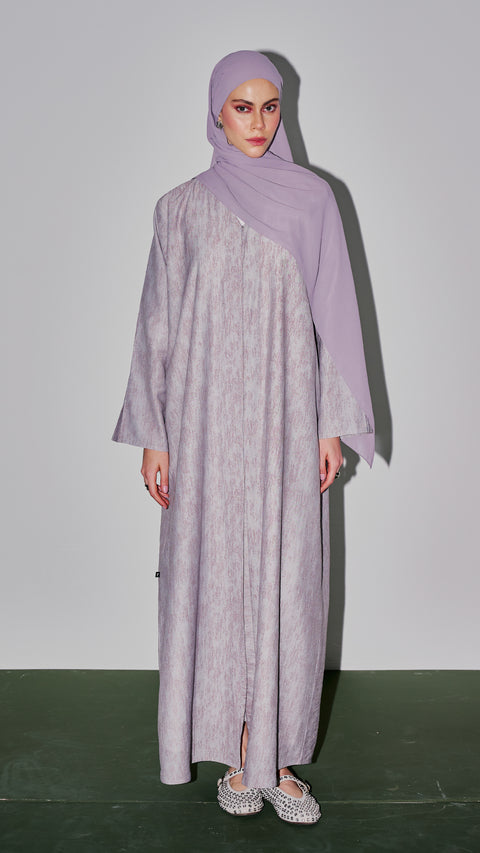 Kalba Grey Abaya