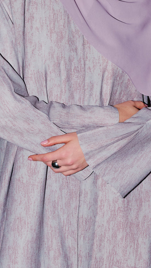 Kalba Grey Abaya