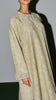 Pure Linen Kalba Lime Green Abaya