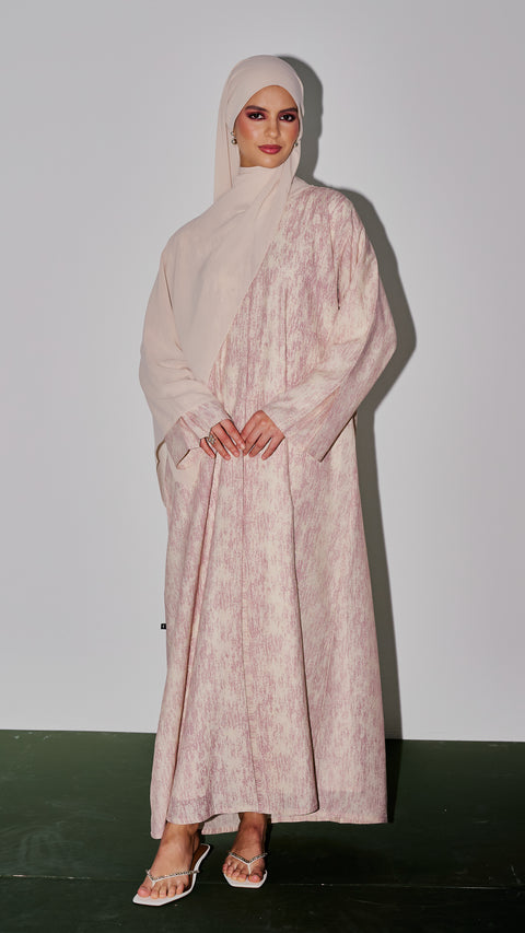 Kalba Mauve Abaya