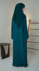 Korean Nidha Kas Teal Green Abaya