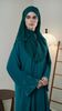 Korean Nidha Kas Teal Green Abaya