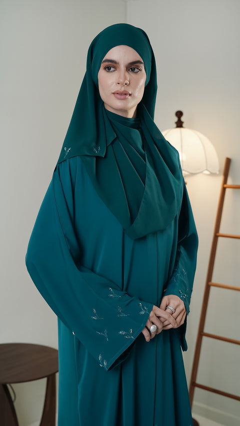 Kas Teal Green Abaya