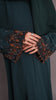 Korean Nidha Kassala Dark Teal Geen Abaya