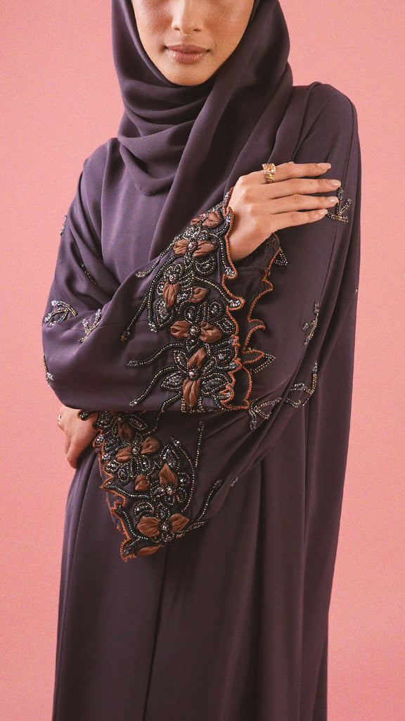 Korean Nidha Kassala Raisin Abaya