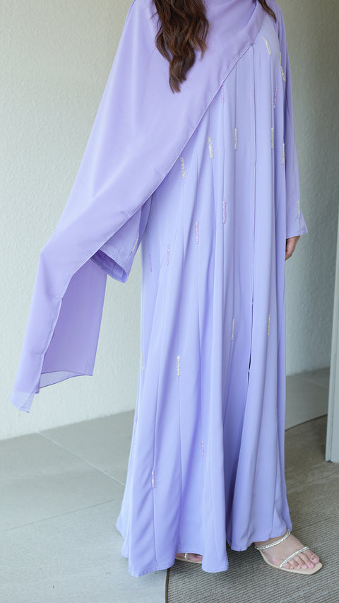 Kashan Lavender Abaya (CLEARANCE)