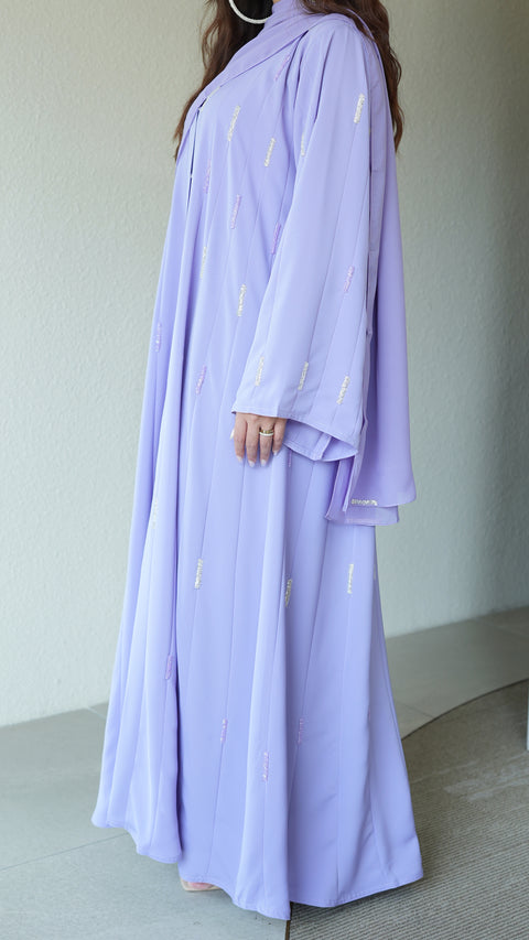 Kashan Lavender Abaya (CLEARANCE)
