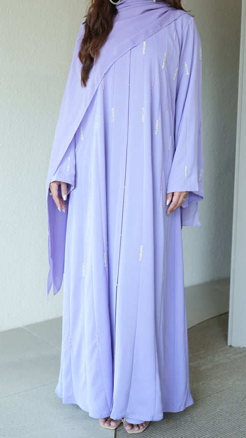 Kashan Lavender Abaya (CLEARANCE)