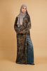 Velvet Rayon Kashan Olive Abaya