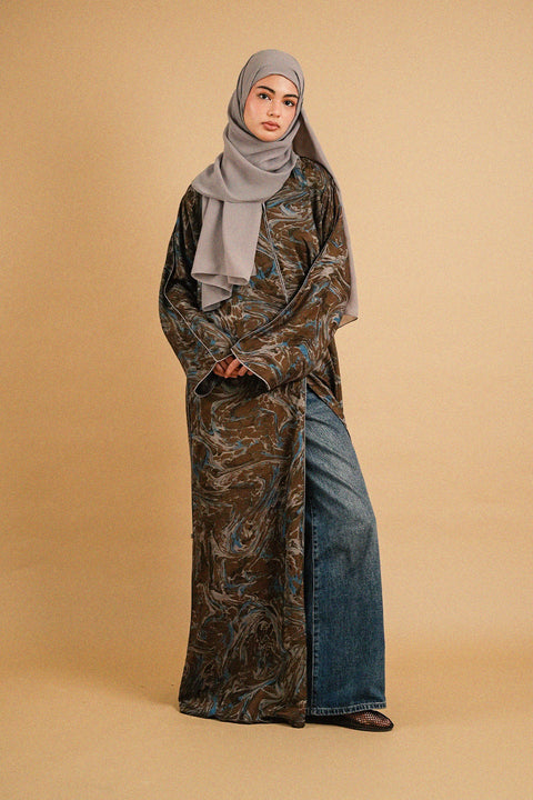 Kashan Olive Abaya