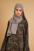 Velvet Rayon Kashan Olive Abaya