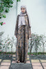Velvet Rayon Kashan Golden Brown Abaya