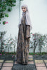 Velvet Rayon Kashan Golden Brown Abaya
