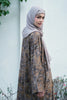 Velvet Rayon Kashan Golden Brown Abaya