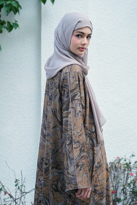 Kashan Golden Brown Abaya