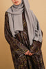 Velvet Rayon Kashan Wine Red Abaya