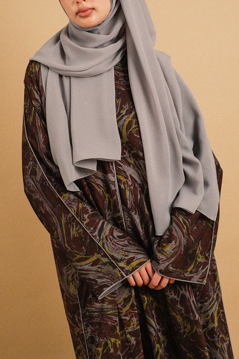 Kashan Wine Red Abaya
