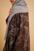 Velvet Rayon Kashan Wine Red Abaya
