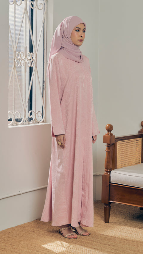 Katra Ballet Pink Abaya