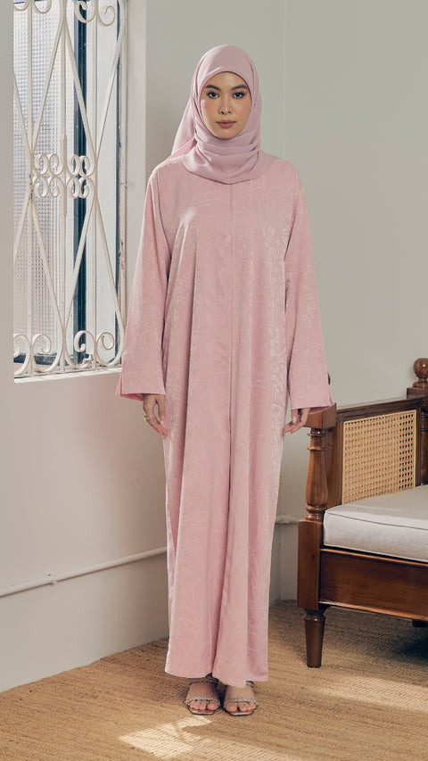 Katra Ballet Pink Abaya