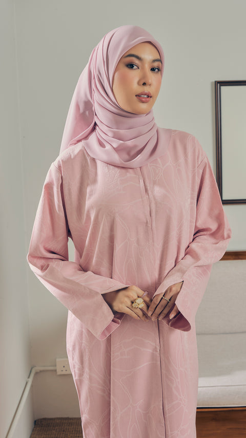 Katra Ballet Pink Abaya