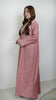 Alavanchie Katra Burnt Pink Abaya