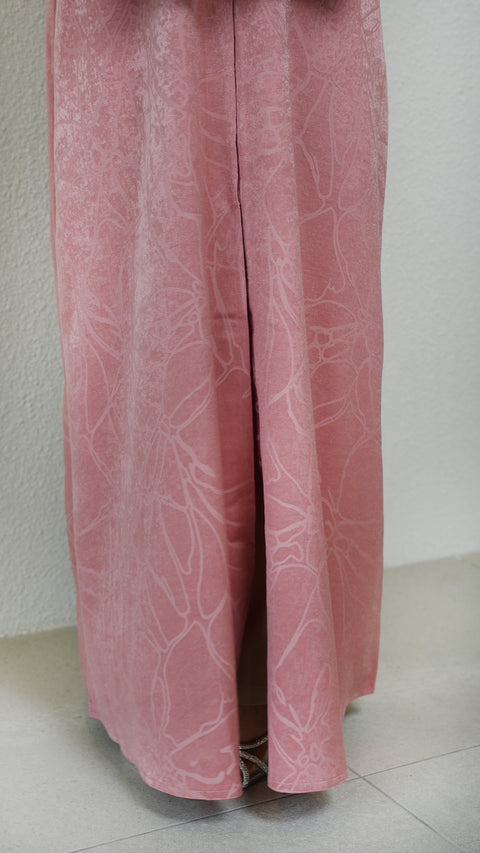 Katra Burnt Pink Abaya