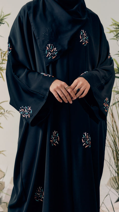 Yali Ocean Peach Abaya