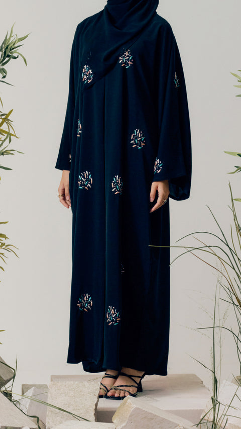 Yali Ocean Peach Abaya