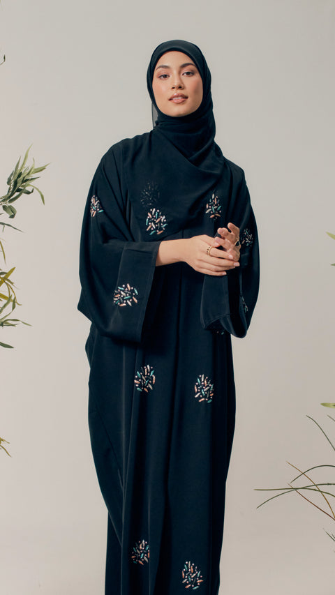 Yali Ocean Peach Abaya