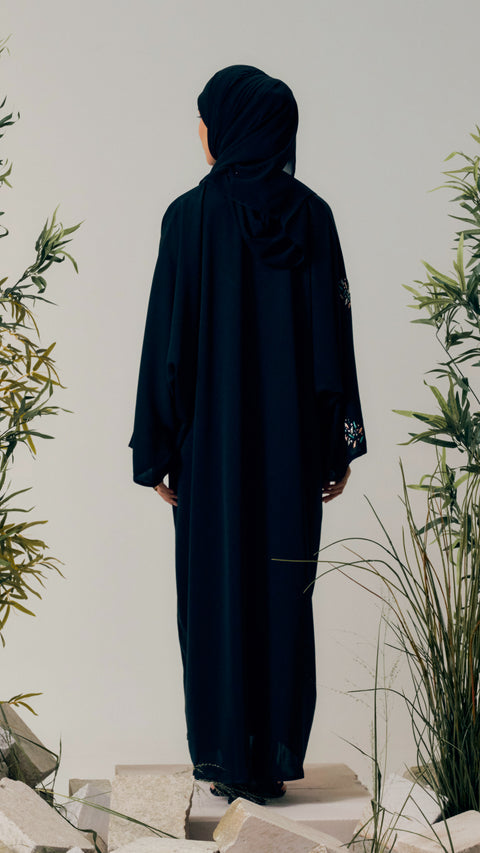 Yali Ocean Peach Abaya