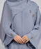 Khaznah Dusty Blue Abaya