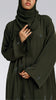 Korean Nidha Khaznah Moss Green Abaya