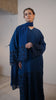 Korean Nidha Lilibet Teal Blue Abaya