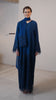Korean Nidha Lilibet Teal Blue Abaya