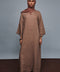 Celine Linen Dress in Umber