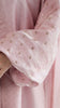 Embroidery Organza Laia Strawberry Cream Abaya