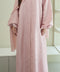 Laia Strawberry Cream Abaya