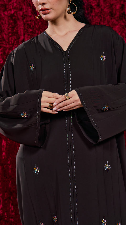 Lali Charcoal Abaya