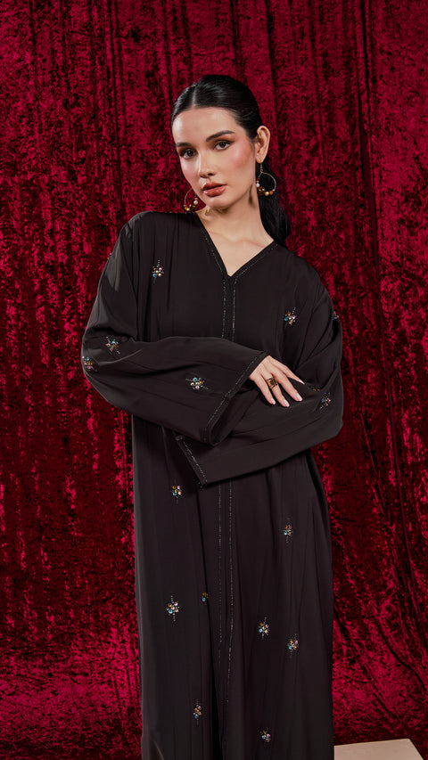 Lali Charcoal Abaya