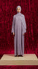 Korean Nidha Lali Dusty Lilac Abaya