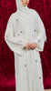 Korean Nidha Lali White Abaya