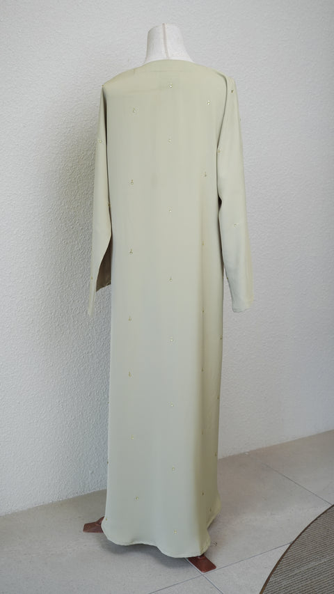 Lilanur Lime Abaya