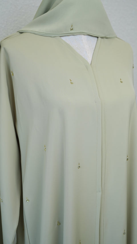 Lilanur Lime Abaya