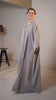 Korean Nidha Maruj Taupe Abaya