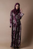 Jacquard Masafi Burgundy Dress