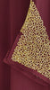 Korean Zoom Madha Mini Wine Red Abaya